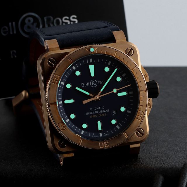 Bell and Ross BR03-92 BR0392-D-BU-BR/SCA Image 6